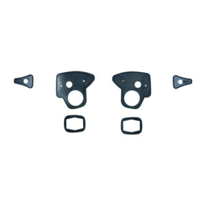Karmann Ghia Typ-34 - Unterlage Türgriff + Schloss, Links & Rechts | 343 837 209 x2, 211 x1, 212 x1, 311 837 227 x2