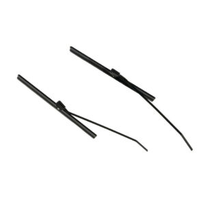Wischerblätter + Arme, schwarz 185mm (Paar) | 111 989 421BS