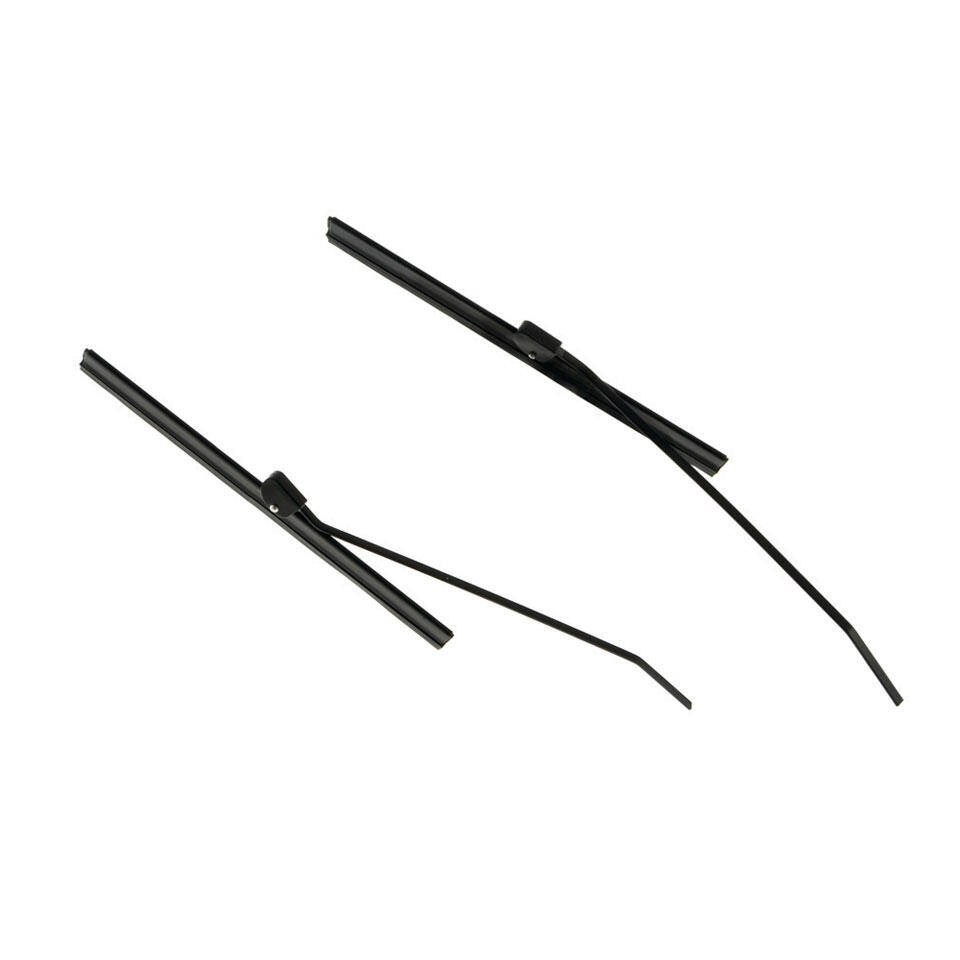 Wischerblätter + Arme, schwarz 185mm (Paar) | 111 989 421BS