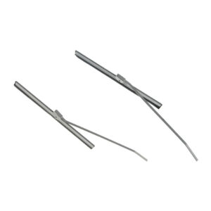 Wischerblätter + Arme, grau 185mm (Paar) | 111 955 421A-S