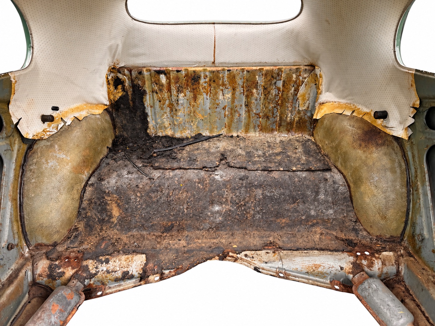 Original VW Käfer Ovali Häuschen Baujahr 1957 US-Modell ohne Winker – Karosserie 448811 – Bild 12
