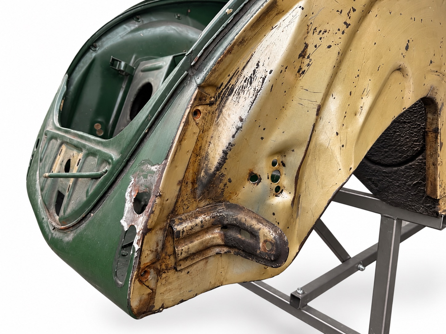 Original VW Käfer Ovali Häuschen Baujahr 1957 US-Modell ohne Winker – Karosserie 448811 – Bild 13