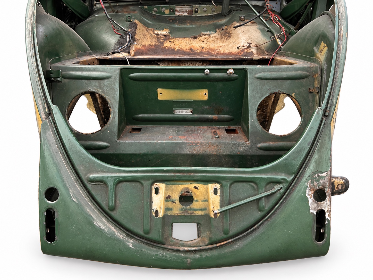 Original VW Käfer Ovali Häuschen Baujahr 1957 US-Modell ohne Winker – Karosserie 448811 – Bild 26