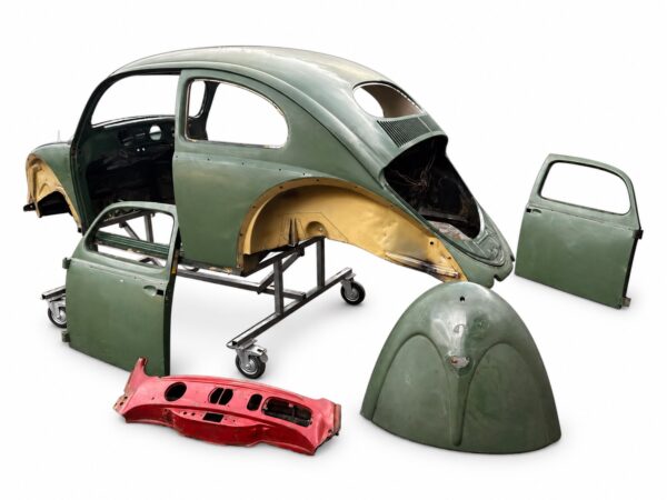 Original VW Käfer Ovali Häuschen Baujahr 1957 US-Modell ohne Winker – Karosserie 448811