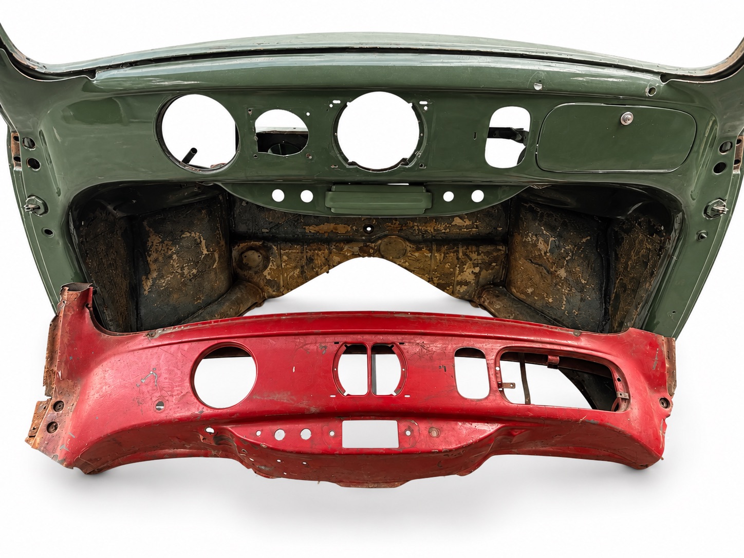 Original VW Käfer Ovali Häuschen Baujahr 1957 US-Modell ohne Winker – Karosserie 448811 – Bild 29