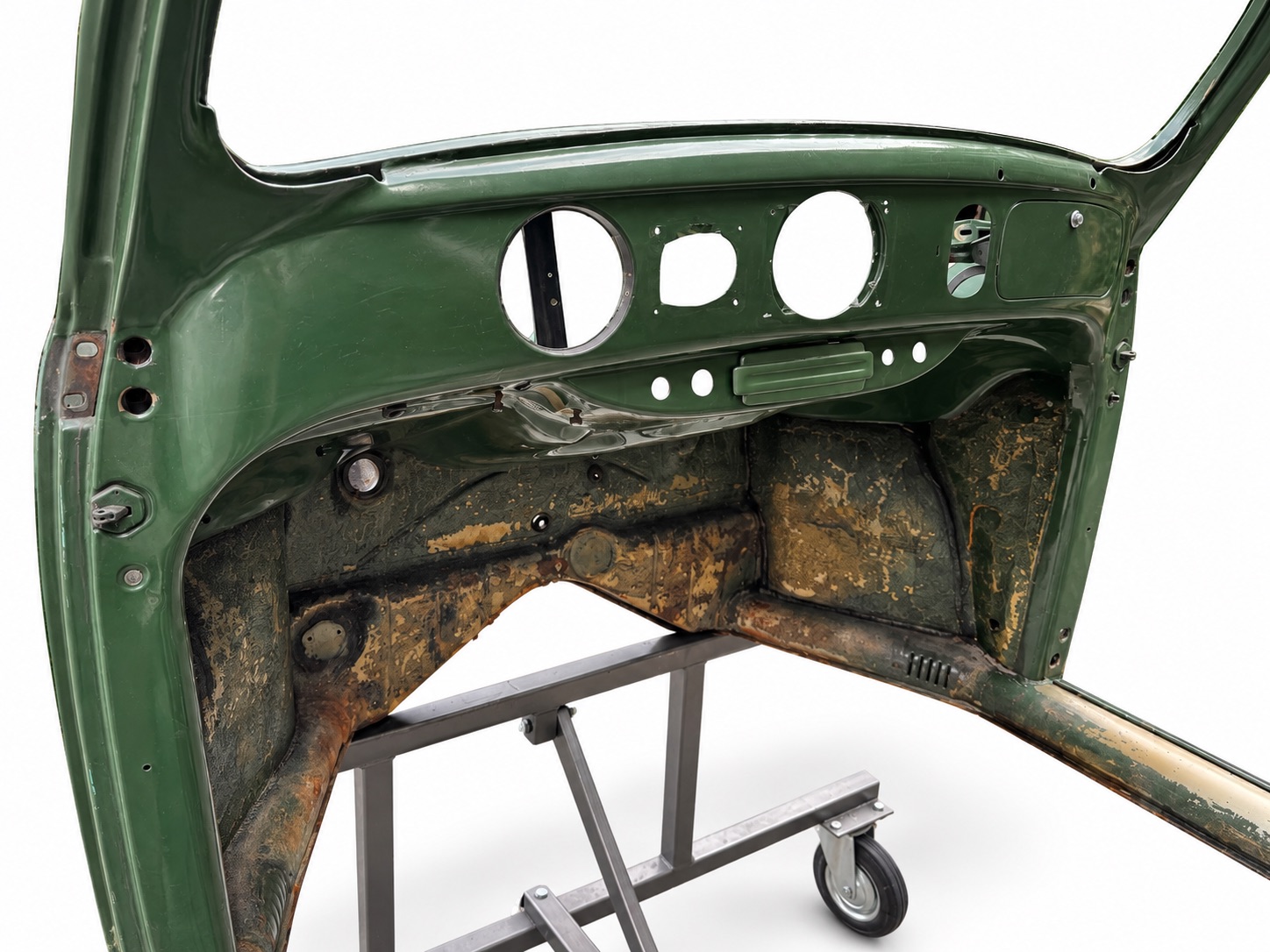 Original VW Käfer Ovali Häuschen Baujahr 1957 US-Modell ohne Winker – Karosserie 448811 – Bild 32