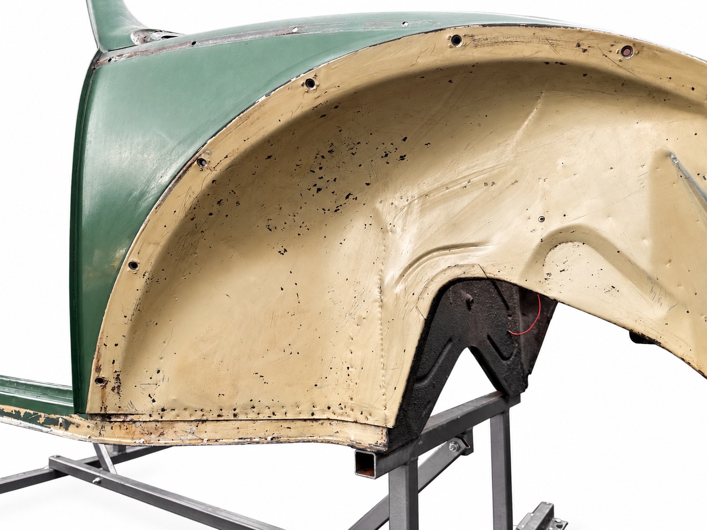 Original VW Käfer Ovali Häuschen Baujahr 1957 US-Modell ohne Winker – Karosserie 448811 – Bild 33