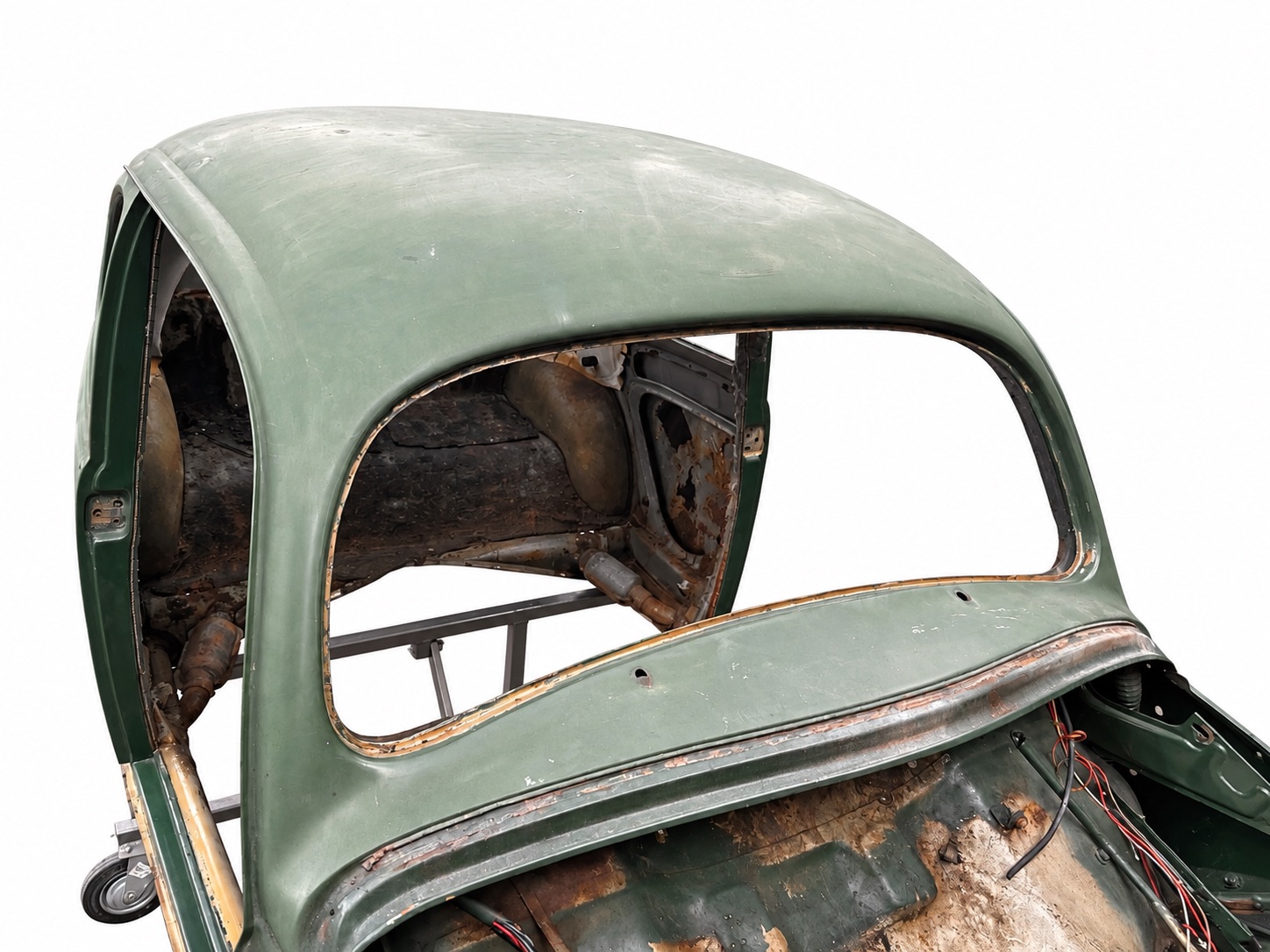 Original VW Käfer Ovali Häuschen Baujahr 1957 US-Modell ohne Winker – Karosserie 448811 – Bild 6