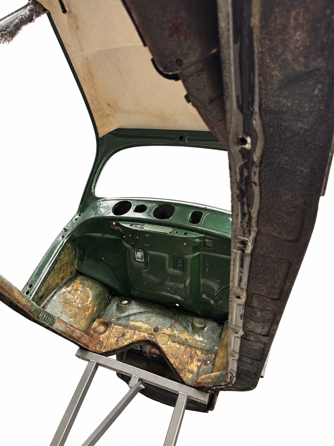 Original VW Käfer Ovali Häuschen Baujahr 1957 US-Modell ohne Winker – Karosserie 448811 – Bild 16