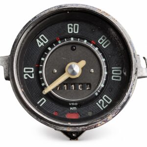 VW Käfer Tacho VDO 111 957 021 C Glasnadel 120 km/h 05/1960 Originalteil
