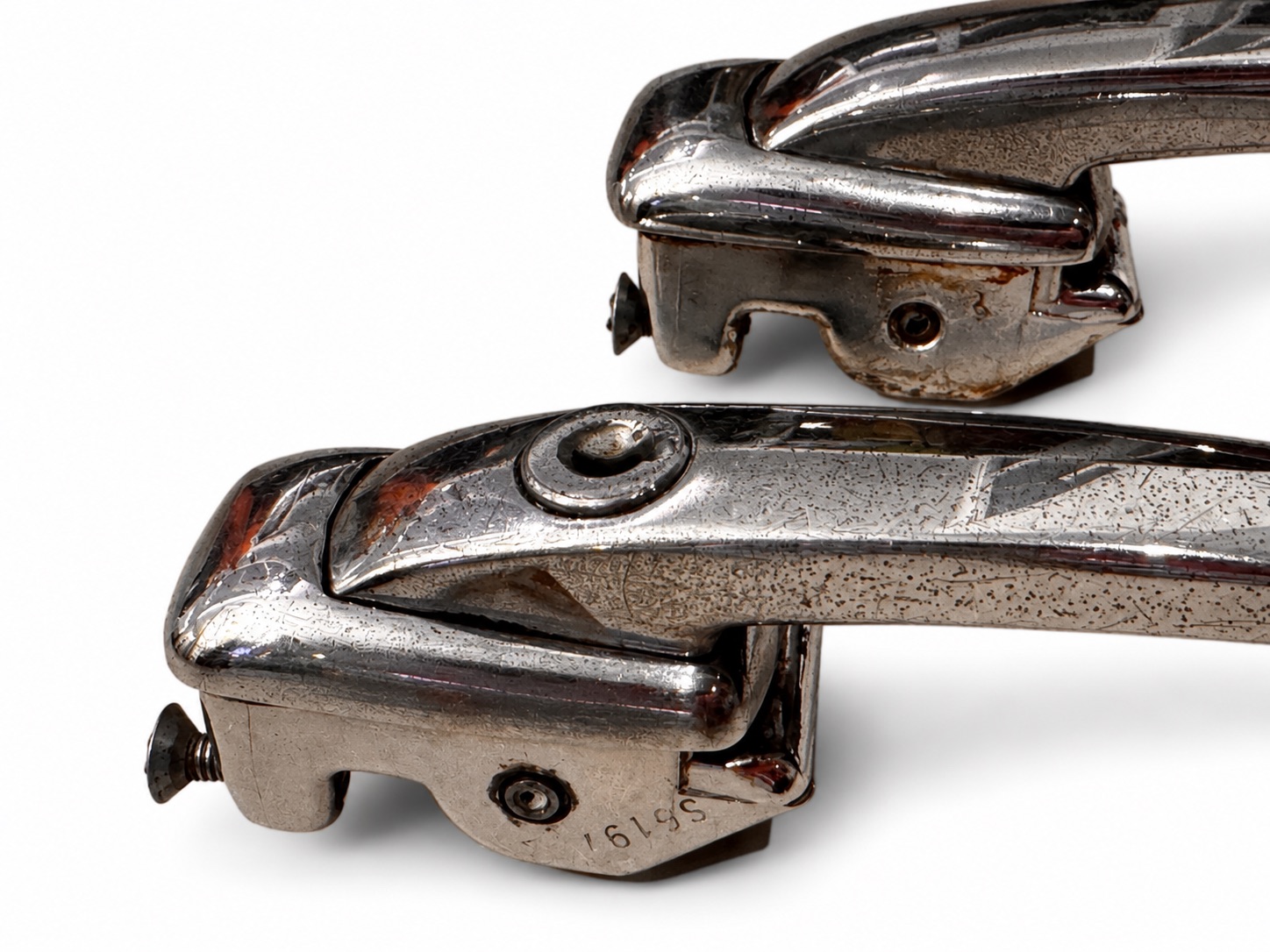 Original VW Käfer Ovali Außentürgriffe links/rechts, 113 837 205 A / 113 837 206 A – Bild 2